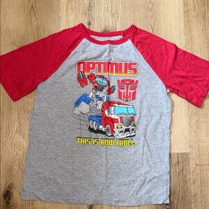 jumping beans Grey & Red 'Optimus This Is How I Roll' Graphic Tee